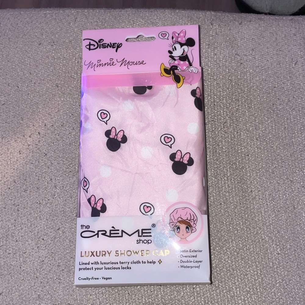 Disney Minnie Mouse Pink Luxury Shower Cap